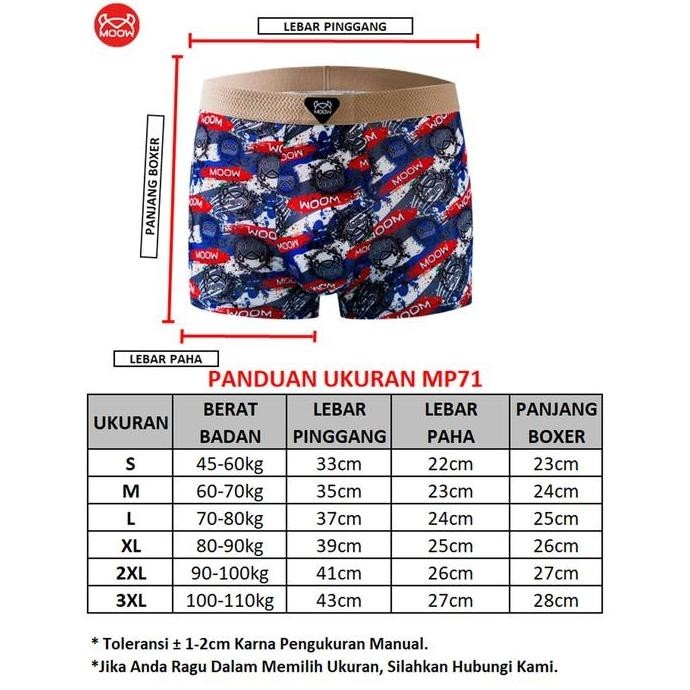 DS93 >> [LIMITED EDITION] SHOLADIA X MOOW Celana Dalam Boxer Pria Premium - Boxer Briefs Motif Graff