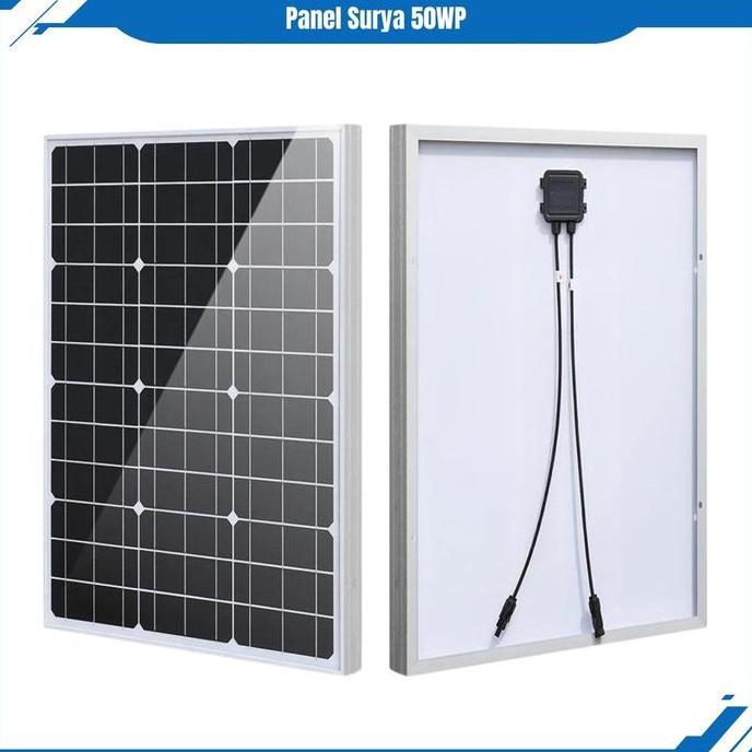 Solar Panel Solar Cell Panel Surya 50WP Mono Shingled Power lampu  tenaga