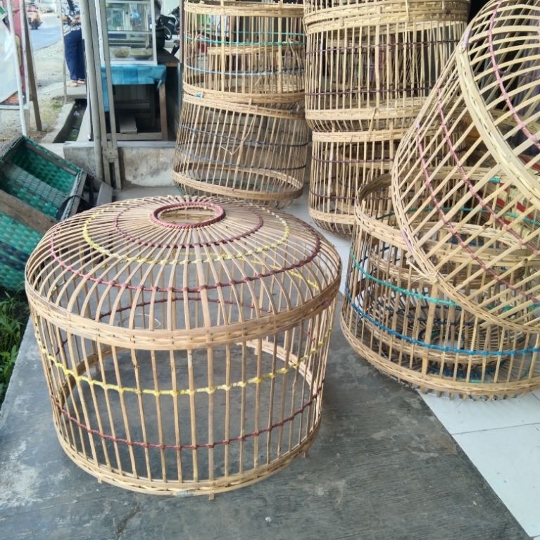 kurungan ayam bambu jumbo