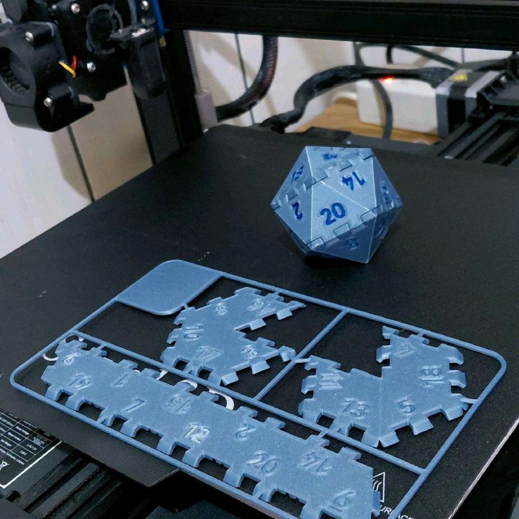 D20 Jumbo DND Dadu