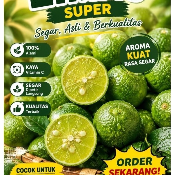 jeruk limau segar