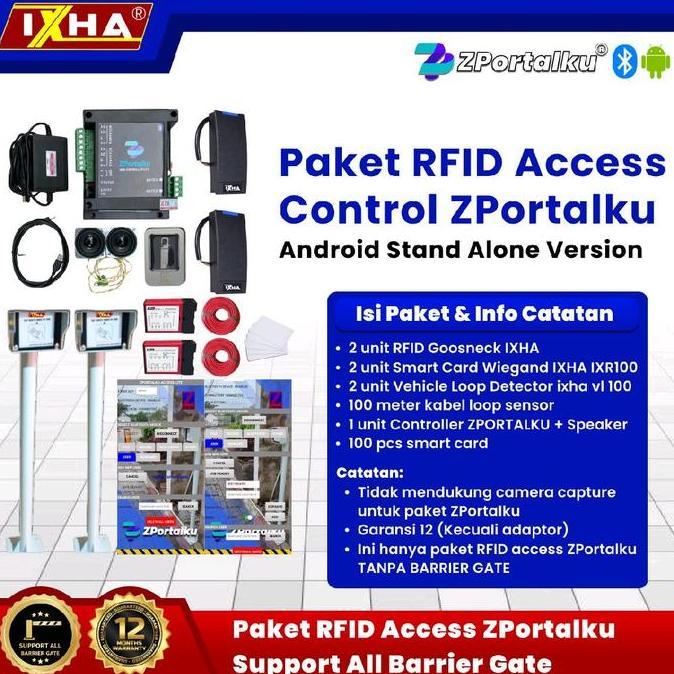Paket RFID Access Control perumahan zportalku Stand Alone Android Version ( tanpa portal gate )