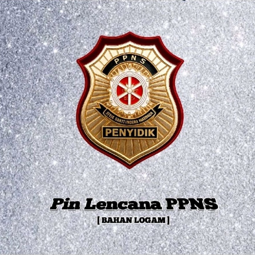 PIN LENCANA PPNS BAHAN LOGAM