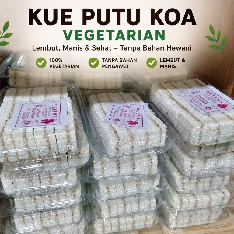 KUE PUTU BIJAN DELIMA KHAS BENGKALIS - KOYA - KOWA - KUE SATU