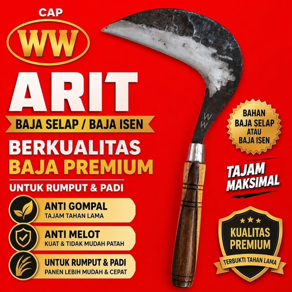 Arit Rumput Padi Baja Selap/isen [ CAP WW ]