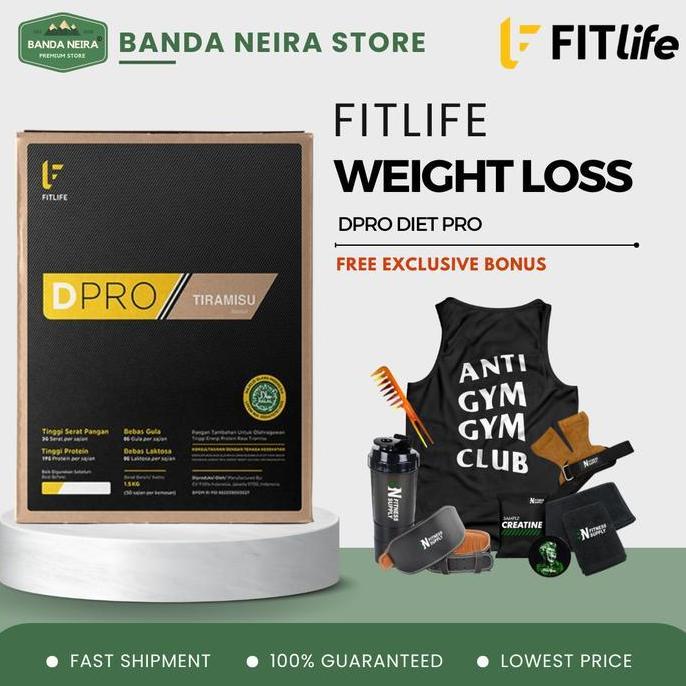New- Fitlife / Fit Life Dpro D Pro Diet Protein