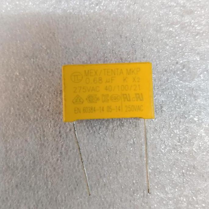 KAPASITOR MKP 0.68UF 275V 27X17MM RESTOCK!