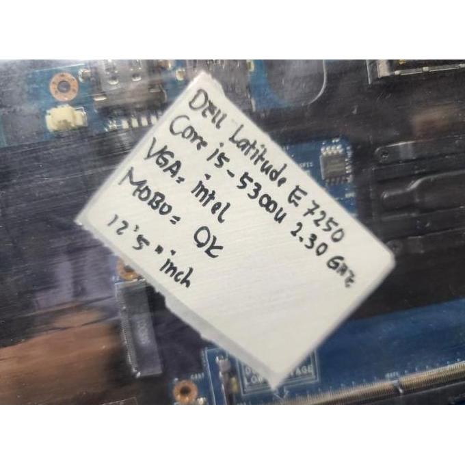 MOTHERBOARD DELL LATITUDE E7250 CORE I5-5300U CIS CIS BARU