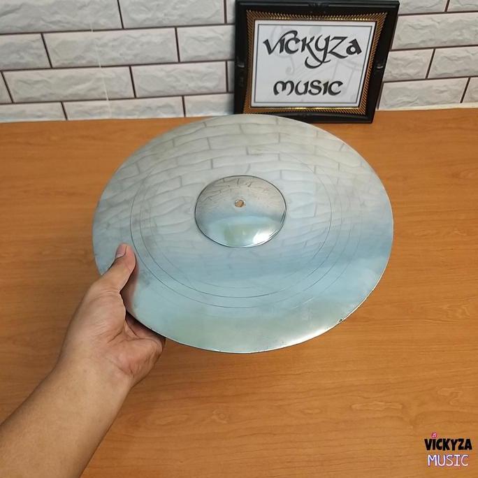 Simbal cymbal 10 inch Stainless monel putih Untuk TK SD