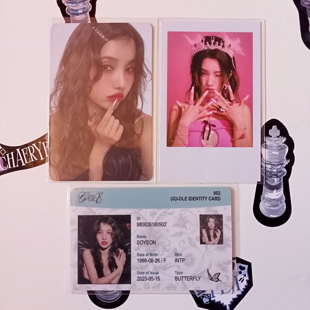 OFFICIAL PHOTOCARD IDLE GIDLE SOYEON I FEEL