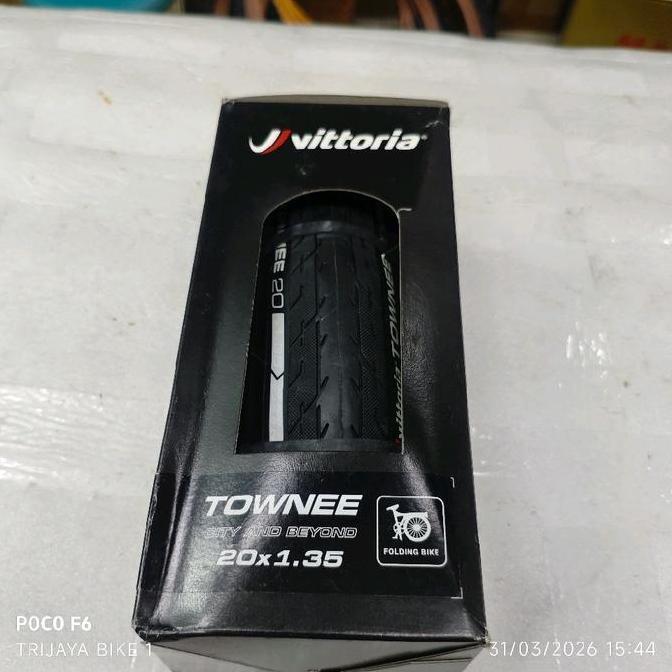 Promo Vittoria TOWNEE 35-406 20 x 1.35 Black Nylon Kevlar - Ban Luar Folding 20 x 135 Vittoria Towne