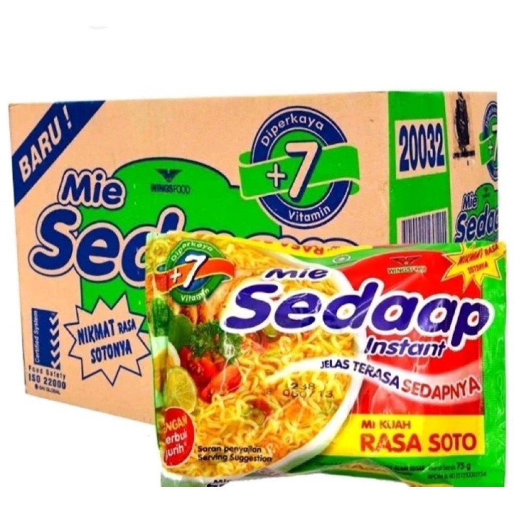 Sedaap Soto Mie Sedap 1 Dus
