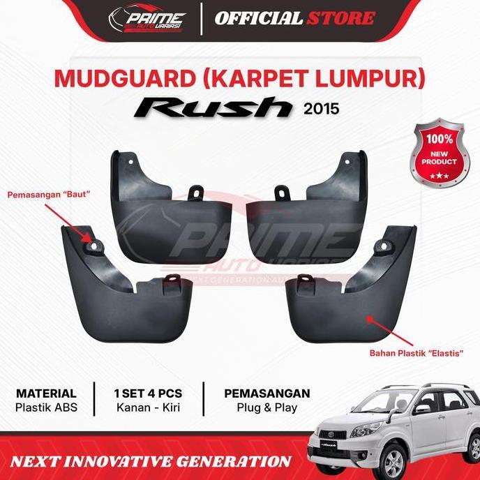 Mud Guard Karpet Lumpur Rush Terios 2015 2016 2017