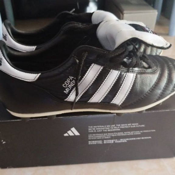 Sepatu Bola Adidas Copa Mundial Team Black White FG Original, Made in German.