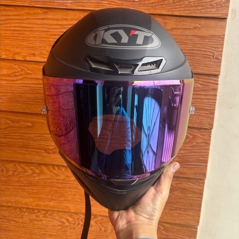 KYT TT COURSE BLACK DOFF