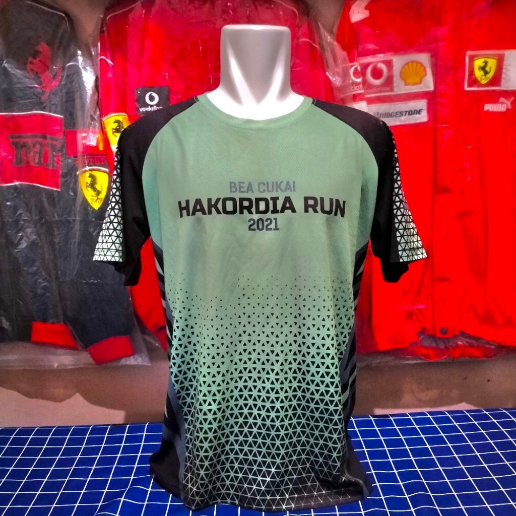 Jersey Bea Cukai Hakordia Run 2021 Event Running Baju Kaos Olahraga Lari