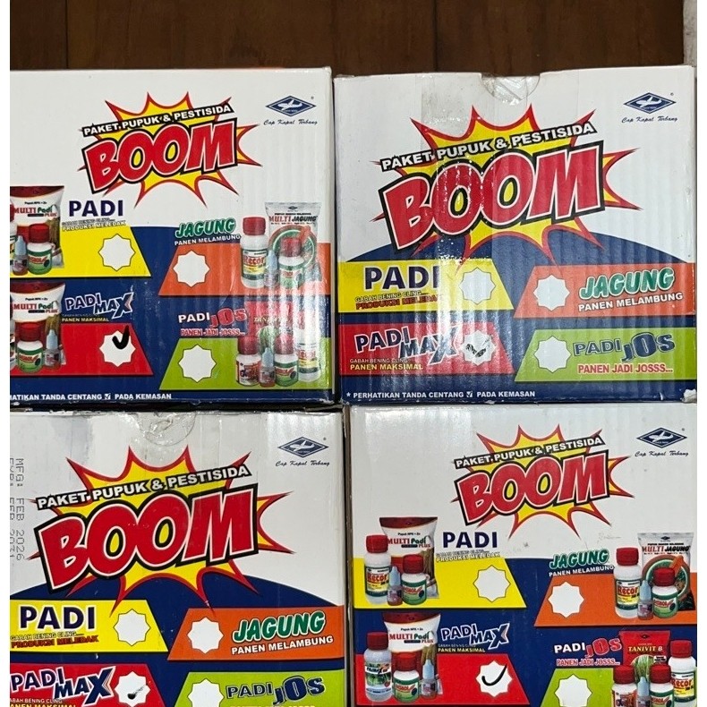 PAKET PUPUK & PESTISIDA BOOM PADI