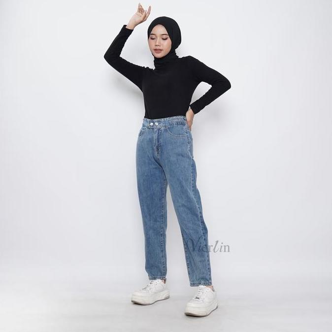 DV53 - Jeans 1228 - BOYFRIEND JEANS HIGHWAIST