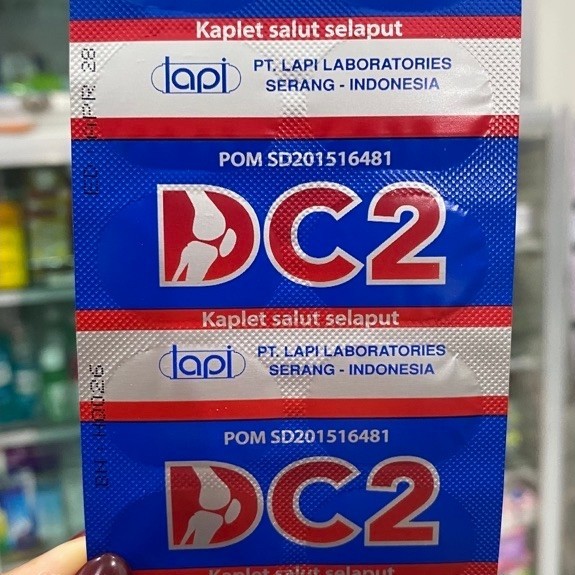 DC2 Suplemen Kesehatan Tulang & Sendi 1 strip - 10 tablet