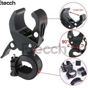 Promo Bike Bracket Mount Holder for Flashlight Braket Sepeda Untuk Lampu Sorot Senter Stang Outdoor 