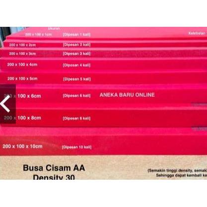 TERBARU - Busa Spon Sponge Cisam AA Kasur, Sofa, Jok, Matras, Matrass,