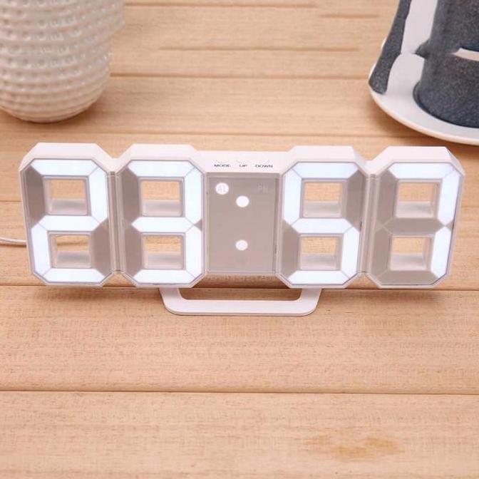 (Good) Jam meja LED digital clock / jam digital meja kantor / jam digital LED