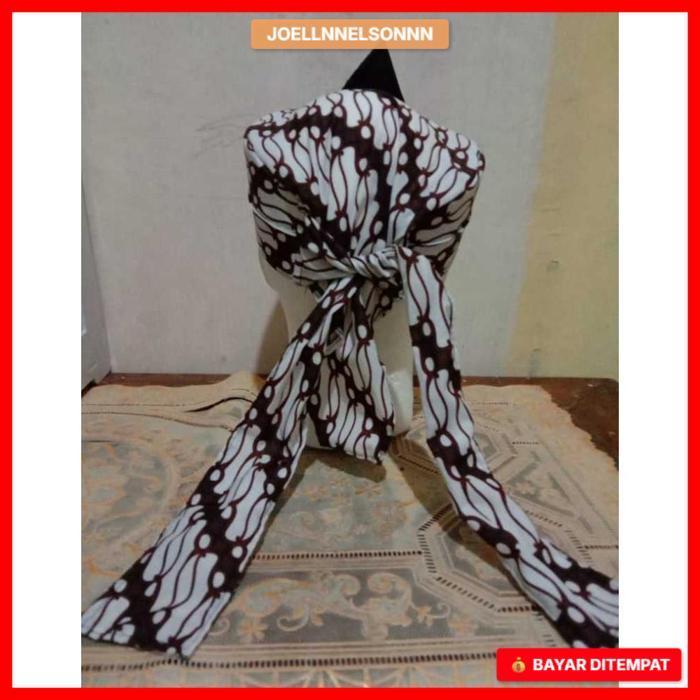 Iket Kepala Sunda Motif Lereng - Blangkon Sunda Dan Jawa Motif Lereng - Termurah Udeng Lereng Barong