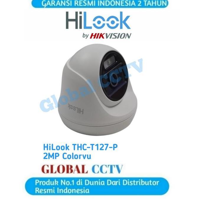 TERBARU - HILOOK INDOOR COLORVU T127P CAMERA CCTV HILOOK 2MP COLORVU