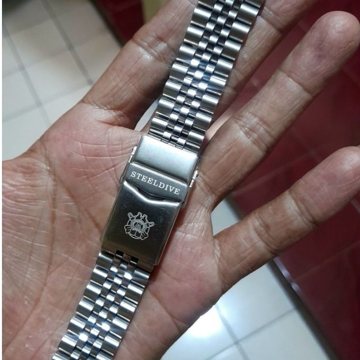 strap bracelet curve jubille 20mm steeldive original copotan
