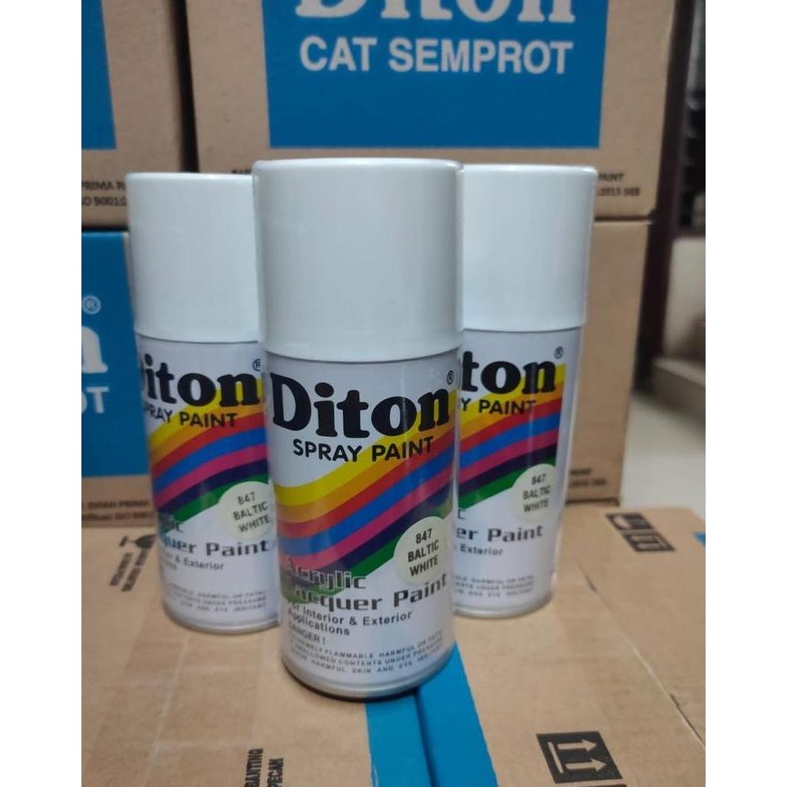 TERBARU - Cat Pilox Diton BALTIC WHITE 847 300cc warna Putih Tulang pylox