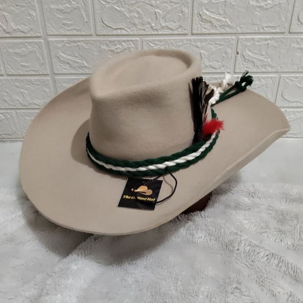 Topi Laken Fedora Wool Klasik - The Rolling Hat