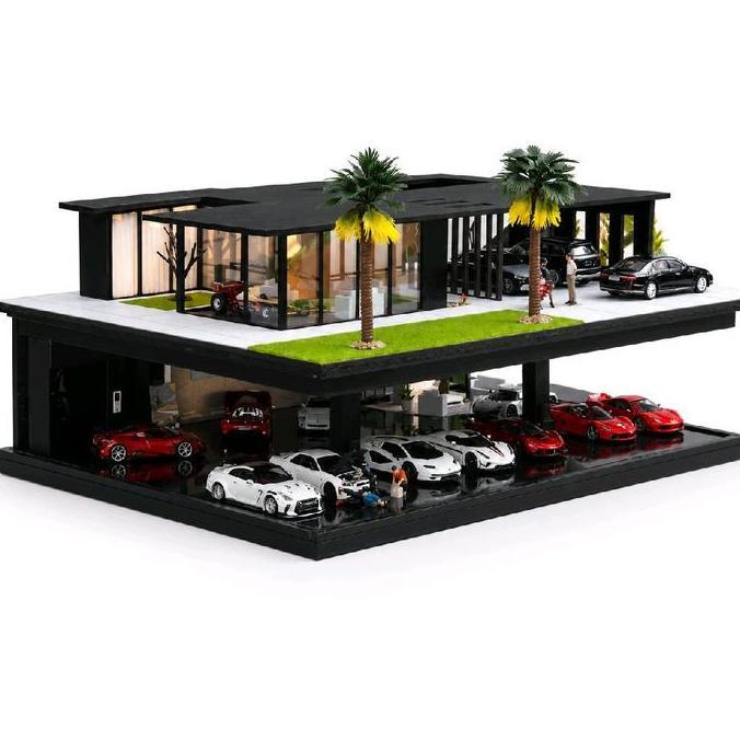 Diorama Rumah Basement 1:64 / Miniatur Rumah