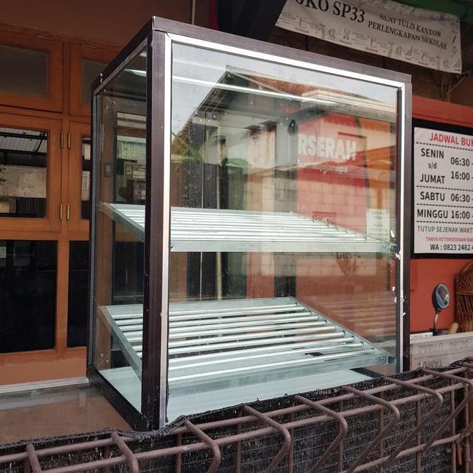 ETALASE MAKANAN RAK DISPLAY KFC FRIED CHICKEN SNACK GORENGAN
