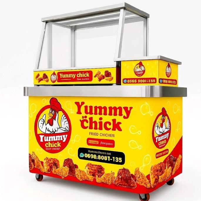 ETALASE FRIED CHICKEN STAINLES, FOOD WARMER, HOOTSANCK , DISPLAY WARMER FOOD. FOOD DISPLAY WARMER, E