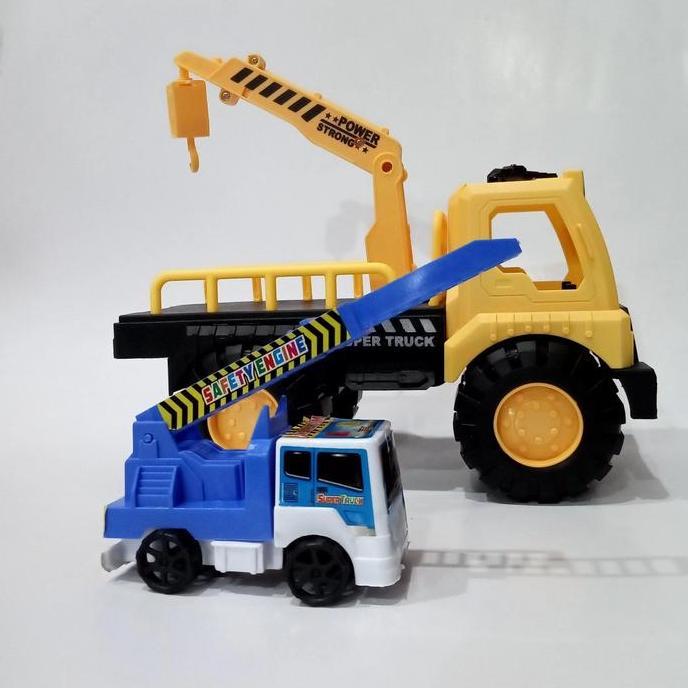 Mainan Anak Mobil Derek - Truk Derek Mobil - Trek Derek