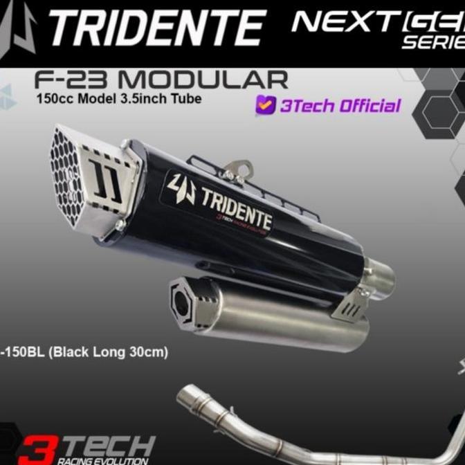 FYP KNALPOT RACING 3 SUARA 3TECH NEXTGEN TRIDENTE F23 FULLSET ORIGINAL //