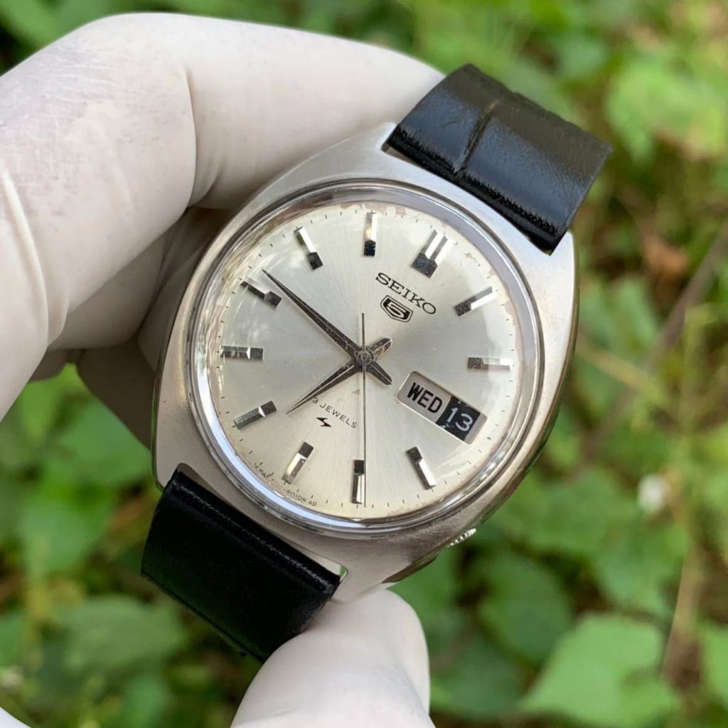 Seiko 5 Automatic Original Vintage 1967 Collector item 5126-8010 Silver Dial Original