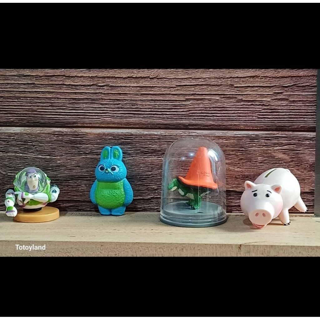 Set Mini Figur Toy Story Buzz Bunny Hamm Rex