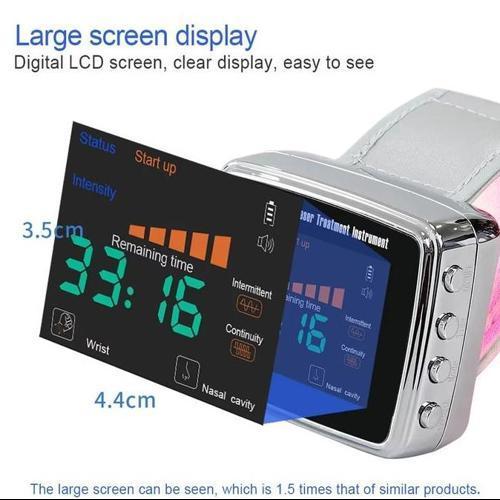 Jam Tangan Terapi Nano Laser Therapy Watch 13 Hole 650nm