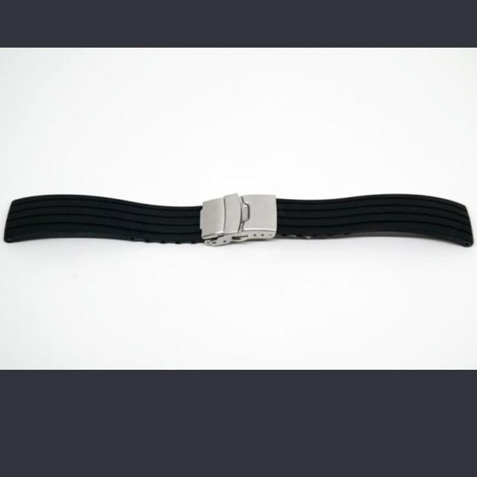 Tali Rubber Jam Tangan Silicone Strap 24mm Guess Seiko Ruber Strap