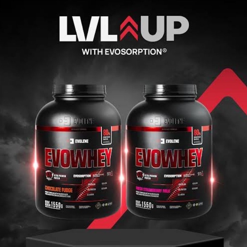 Evolene Whey Protein Coklat Hazelnut 50 sachet 1750 Gram 1.75 Kg Evowhey Evo whey Evolin Evoline