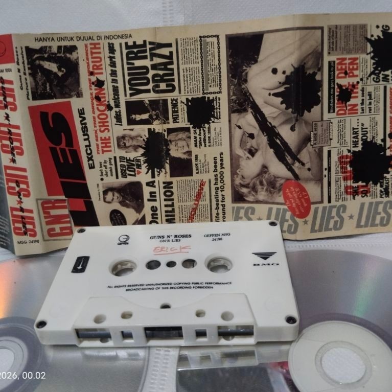 kaset pita Guns n roses _ GNR lies