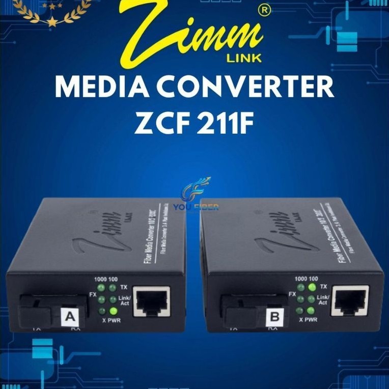 Zimmlink MEDIA CONVERTER ZCF 211F