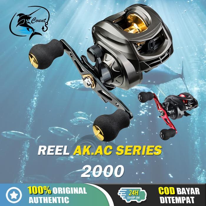 Fishing Reel Baitcasting Murah / Reel Baitcasting 8kg Drag Power / Reel Pancing Lemparan Panjang Kua