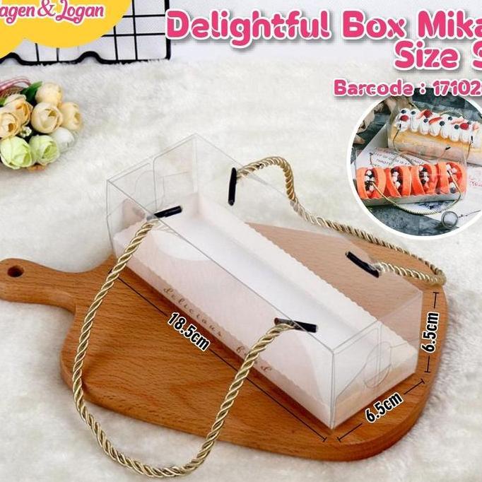 (Good) BOX MIKA PERSEGI PANJANG / DUS MIKA CAKE DAN PUDING