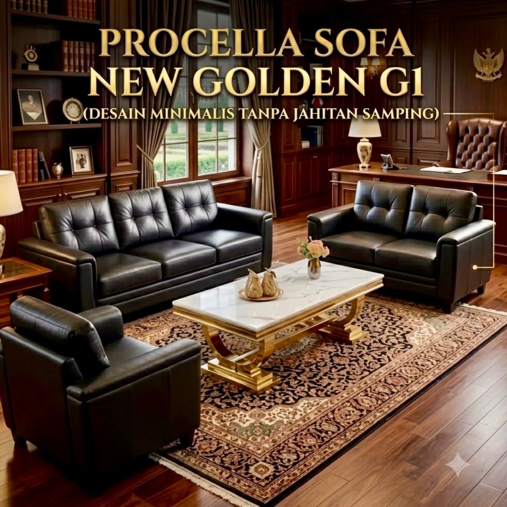 Sofa Minimalis Procella New Golden Kursi Tamu Procella Sofa Olympic Procella New Golden G1