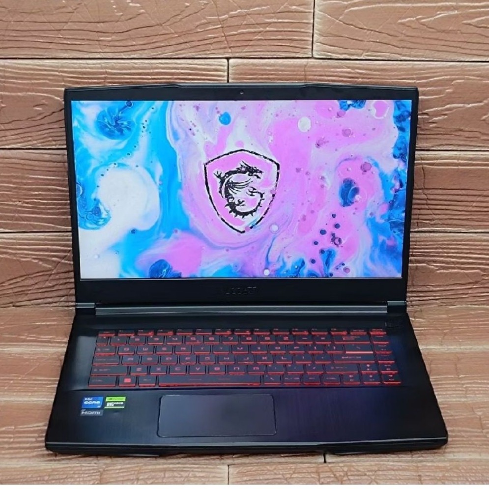 MSI GF63 Thin Intel core i7-12650H RTX 4050 Super kencang Mulus