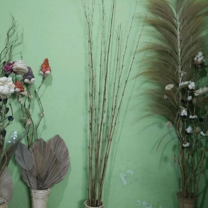(Best) Bambu cendani lurus ekor bahan ulir 2m homedeco