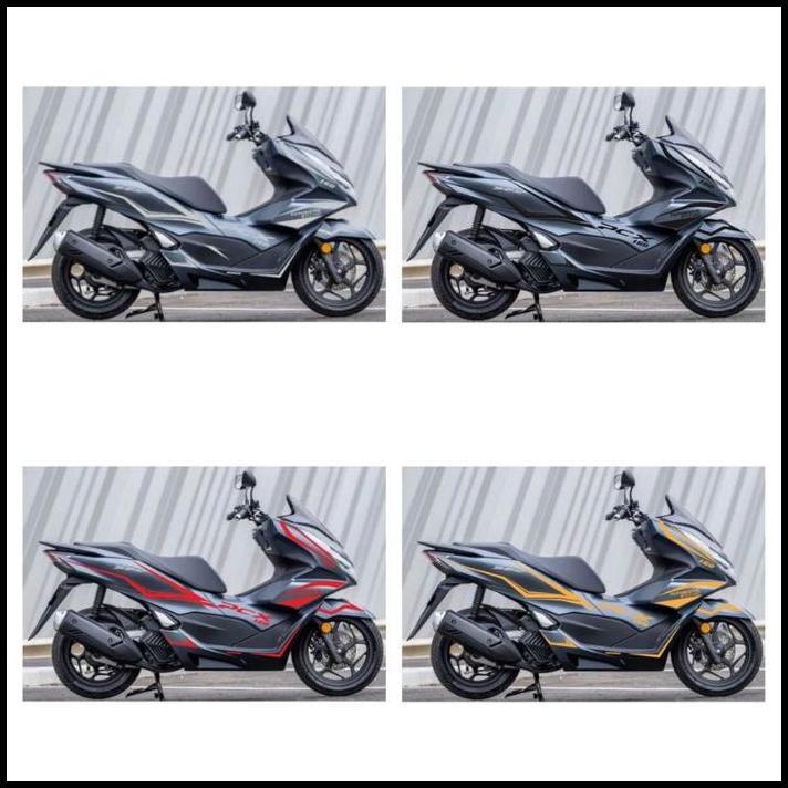 TERBARU STRIPING CUTTING STICKER HONDA PCX 160 2021 MARVELOUS MATTE GREY