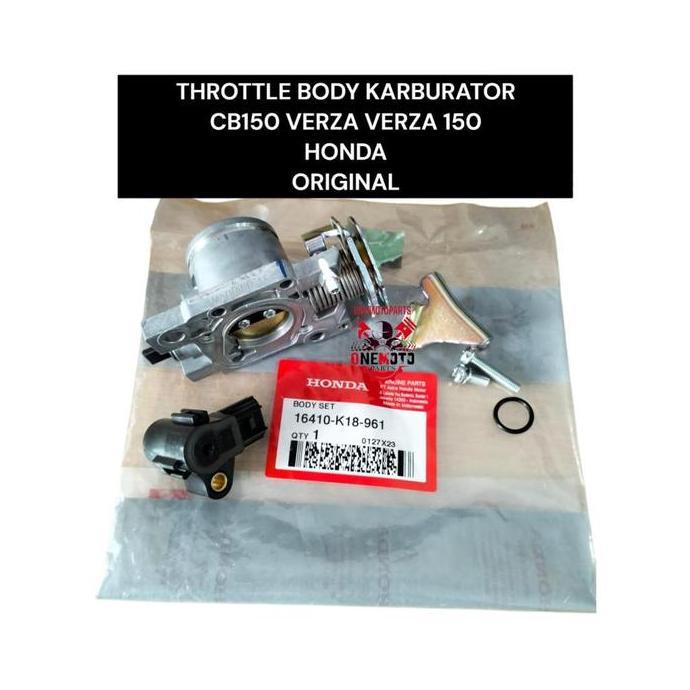 THROTTLE BODY KARBURATOR CB150 VERZA VERZA 150 HONDA ORIGINAL 16410-K18-961